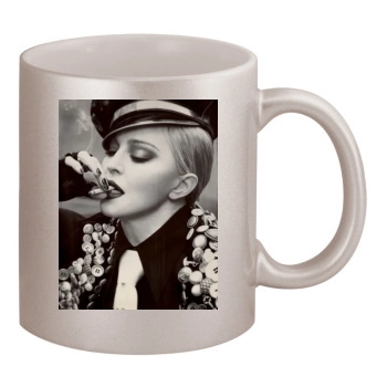 Madonna 11oz Metallic Silver Mug