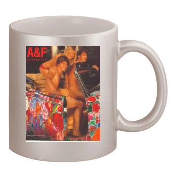 Malin Akerman 11oz Metallic Silver Mug