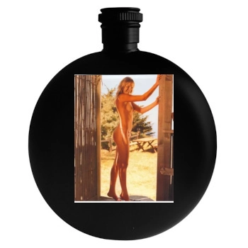 Malin Akerman Round Flask