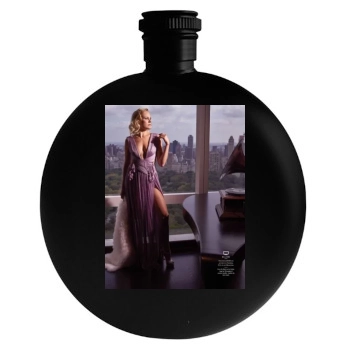 Malin Akerman Round Flask