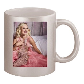 Malin Akerman 11oz Metallic Silver Mug