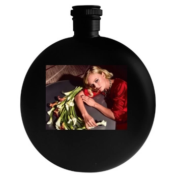 Malin Akerman Round Flask