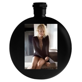 Malin Akerman Round Flask