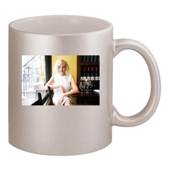 Malin Akerman 11oz Metallic Silver Mug