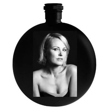 Malin Akerman Round Flask