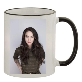 Megan Fox 11oz Colored Rim & Handle Mug