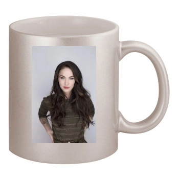 Megan Fox 11oz Metallic Silver Mug