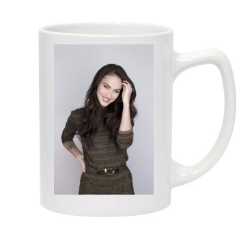 Megan Fox 14oz White Statesman Mug