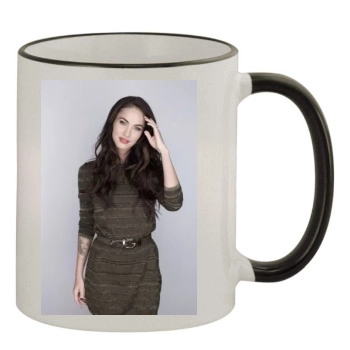 Megan Fox 11oz Colored Rim & Handle Mug