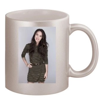 Megan Fox 11oz Metallic Silver Mug