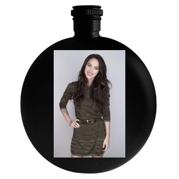 Megan Fox Round Flask