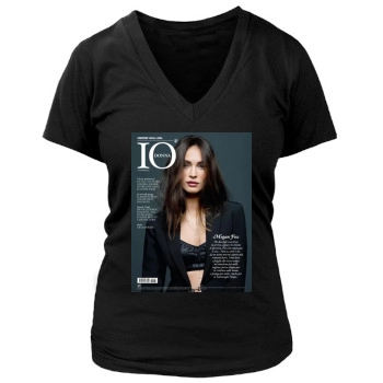 Megan Fox Women's Deep V-Neck TShirt