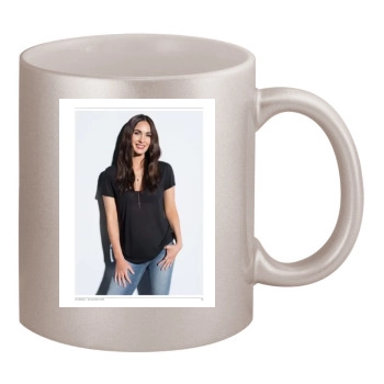 Megan Fox 11oz Metallic Silver Mug