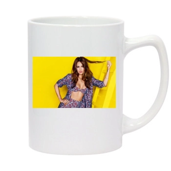 Megan Fox 14oz White Statesman Mug