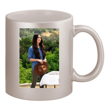 Megan Fox 11oz Metallic Silver Mug