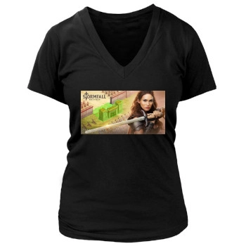 Megan Fox Women's Deep V-Neck TShirt