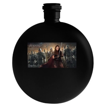 Megan Fox Round Flask