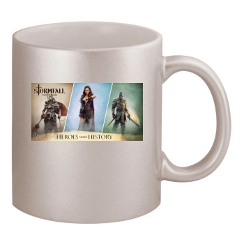 Megan Fox 11oz Metallic Silver Mug