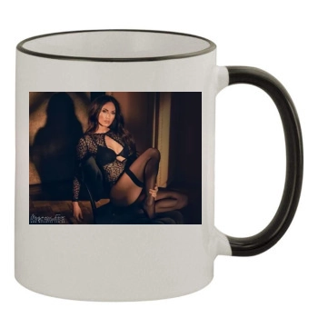 Megan Fox 11oz Colored Rim & Handle Mug