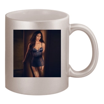 Megan Fox 11oz Metallic Silver Mug