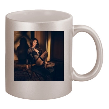 Megan Fox 11oz Metallic Silver Mug