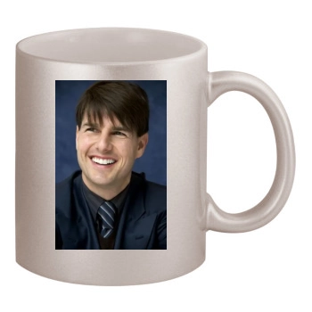 Tom Cruise 11oz Metallic Silver Mug