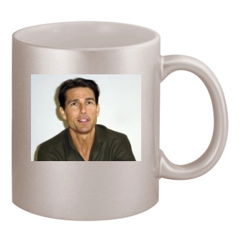 Tom Cruise 11oz Metallic Silver Mug