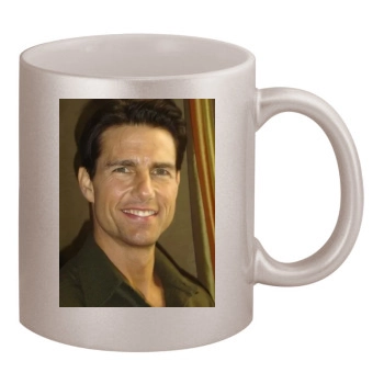 Tom Cruise 11oz Metallic Silver Mug