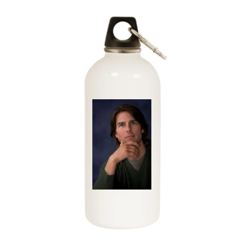 Tom Cruise White Water Bottle With Carabiner