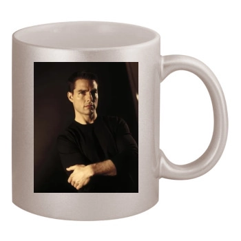 Tom Cruise 11oz Metallic Silver Mug