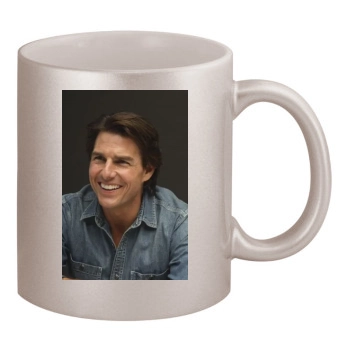 Tom Cruise 11oz Metallic Silver Mug