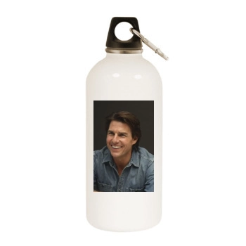 Tom Cruise White Water Bottle With Carabiner