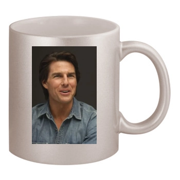 Tom Cruise 11oz Metallic Silver Mug