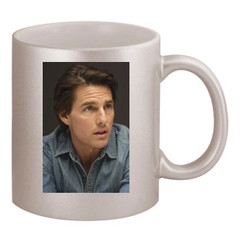 Tom Cruise 11oz Metallic Silver Mug