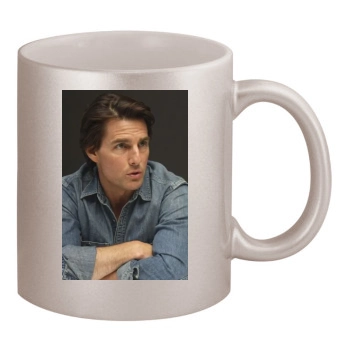 Tom Cruise 11oz Metallic Silver Mug