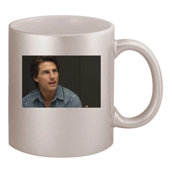 Tom Cruise 11oz Metallic Silver Mug