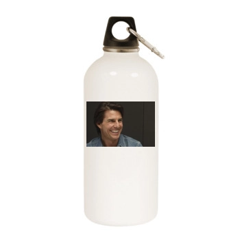 Tom Cruise White Water Bottle With Carabiner