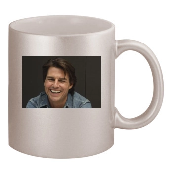 Tom Cruise 11oz Metallic Silver Mug