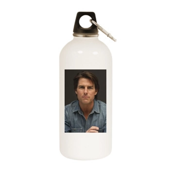 Tom Cruise White Water Bottle With Carabiner