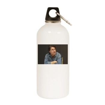 Tom Cruise White Water Bottle With Carabiner