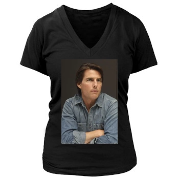 Tom Cruise Women's Deep V-Neck TShirt