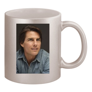 Tom Cruise 11oz Metallic Silver Mug