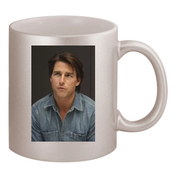 Tom Cruise 11oz Metallic Silver Mug