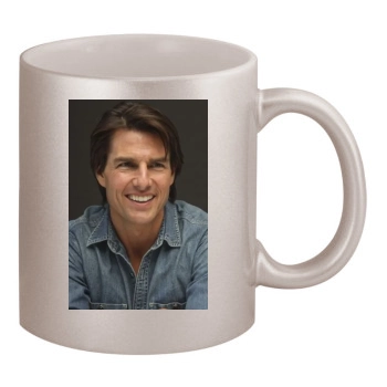 Tom Cruise 11oz Metallic Silver Mug