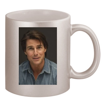 Tom Cruise 11oz Metallic Silver Mug