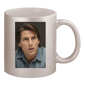 Tom Cruise 11oz Metallic Silver Mug