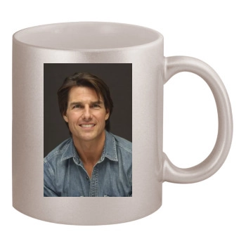 Tom Cruise 11oz Metallic Silver Mug