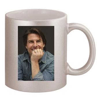 Tom Cruise 11oz Metallic Silver Mug