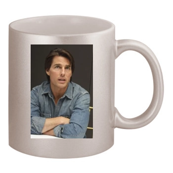 Tom Cruise 11oz Metallic Silver Mug