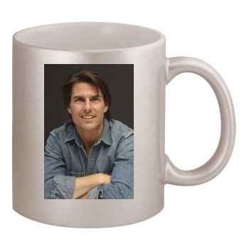 Tom Cruise 11oz Metallic Silver Mug